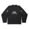 T-shirt à manches longues 3B Sports Icon Ski, coupe large, « Noir » 779988TPVQ51000