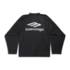 T-shirt à manches longues 3B Sports Icon Ski, coupe large, « Noir » 779988TPVQ51000