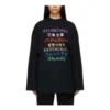 T-shirt à manches longues avec logo « Black Multicolor » 641667TJVI32771