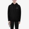 T-shirt à manches longues Balenciaga FW21 pour homme avec logo imprimé, noir 600583TIV841070