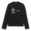T-shirt à manches longues Balenciaga x WFP, coupe moyenne « Black » 612967THV841000