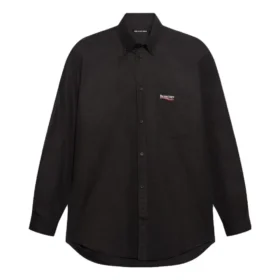 T-shirt à manches longues de Political Campaign « Black » 621960TYB181000