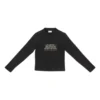 T-shirt à manches longues Fashion Institute, coupe moyenne « Black » 698124TMVH51073