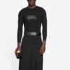 T-shirt à manches longues Fashion Institute, coupe moyenne « Black » 698124TMVH51073