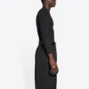 T-shirt à manches longues Fashion Institute, coupe moyenne « Black » 698124TMVH51073