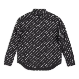 T-shirt à manches longues « Logomania All Over » « Noir » 662983TNLL11070
