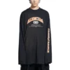 T-shirt à manches longues Maison Balenciaga « Noir » 681046TLVJ11074
