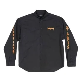 T-shirt à manches longues Metallica, coupe oversize « Noir Orange » 699053TYB181000