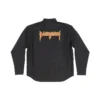 T-shirt à manches longues Metallica, coupe oversize « Noir Orange » 699053TYB181000