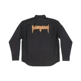 T-shirt à manches longues Metallica, coupe oversize « Noir Orange » 699053TYB181000