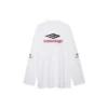 T-shirt à manches longues oversize 3B Sports Icon « Blanc Noir Rouge » 720250TPVD79065