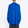 T-shirt à manches longues oversize Balenciaga x adidas « Blue » 728789TNVA65531
