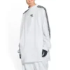 T-shirt à manches longues oversize Balenciaga x adidas « White » 728789TNVA61156