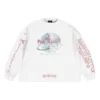 T-shirt à manches longues oversize Balenciaga x Pink Martini « Écru » 699191TMVN99800