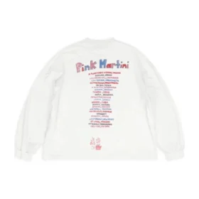 T-shirt à manches longues oversize Balenciaga x Pink Martini « Écru » 699191TMVN99800 T-shirt à manches longues oversize Balenciaga x Pink Martini « Écru » 699191TMVN99800