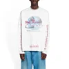 T-shirt à manches longues oversize Balenciaga x Pink Martini « Écru » 699191TMVN99800