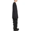 T-shirt à manches longues oversize « Black Faded » 739783TOVF49034