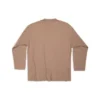 T-shirt à manches longues oversize « Kaki » 681046TNVL17761