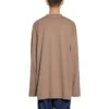 T-shirt à manches longues oversize « Kaki » 681046TNVL17761