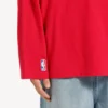 T-shirt à manches longues oversize pour homme Balenciaga | Collaboration NBA, rouge/multicolore T-shirt à manches longues oversize pour homme Balenciaga | Collaboration NBA, rouge/multicolore