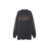 T-shirt à manches longues Oversized « Black Faded » 739027TPVM81568