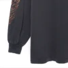 T-shirt à manches longues Oversized « Black Faded » 739027TPVM81568