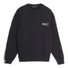 T-shirt à manches longues pour homme Balenciaga avec imprimé logo, noir 556147TBV141000