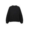 T-shirt à manches longues pour homme Balenciaga SS21, col rond large, noir 641654TJVI71070