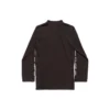 T-shirt à manches longues sans logo « Noir Gris » 788244TQVK51200