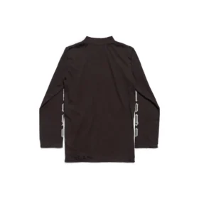 T-shirt à manches longues sans logo « Noir Gris » 788244TQVK51200 T-shirt à manches longues sans logo « Noir Gris » 788244TQVK51200