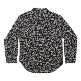 T-shirt Minimal à bandes logo, coupe moyenne « Noir » 681812TML211269