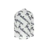 T-shirt minimaliste à manches courtes avec logo griffonné « White Navy » 681812TOLE99167