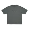 T-shirt Mirror Balenciaga coupe moyenne « Gris » 612966TNVR21242