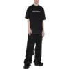 T-shirt Mirror Balenciaga coupe moyenne « Noir » 612966TNVR21070