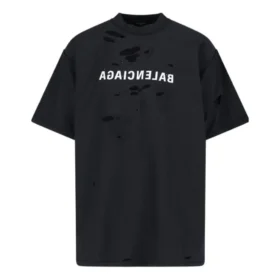 T-shirt Mirror Balenciaga Inside Out « Noir Blanc » 720198TQVP31569