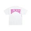 T-shirt à motif dessiné à la main, coupe moyenne « Blanc » 764235TPVU49601