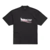 T-shirt à motif politique « Black White » 764235TQVI51569