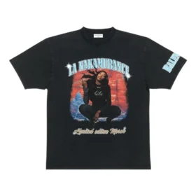 T-shirt Music Aya Nakamura, coupe large, « Noir » 641655TMV861055