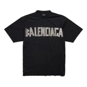 T-shirt « New Tape Type » coupe moyenne « Noir » 739784TQVQ81073