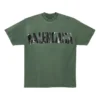 T-shirt « New Tape Type » coupe moyenne « Vert foncé » 739784TQVQ83004