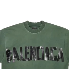 T-shirt « New Tape Type » coupe moyenne « Vert foncé » 739784TQVQ83004