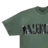 T-shirt « New Tape Type » coupe moyenne « Vert foncé » 739784TQVQ83004