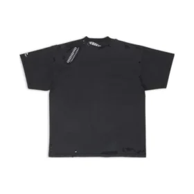 T-shirt oversize 3B Sports Icon « Washed Black » 704056TMVA59034