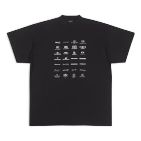 T-shirt oversize « Archives Logos » « Noir » 712398TNVQ71070