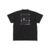 T-shirt oversize « Archives Logos » « Noir » 712398TNVQ71070
