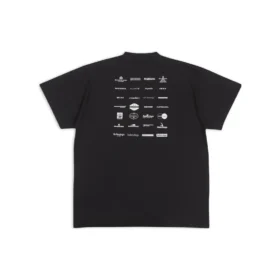 T-shirt oversize « Archives Logos » « Noir » 712398TNVQ71070