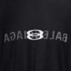 T-shirt oversize avec logo AI à l&rsquo;envers « Black Faded » 787358TQVJ41569