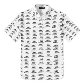 T-shirt oversize avec logo BB « White Black » 725382TNL889040
