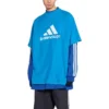 T-shirt oversize Balenciaga x adidas « Blue » 731769TNVP34024