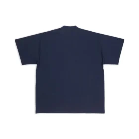 T-shirt oversize Balenciaga x adidas « Navy » 731769TNVA64356